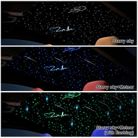 Nuevo Proyector de Luz para Auto 4 en 1, Proyector LED RGBW de Cielo Estrellado, Kit de Iluminación de Techo con Efecto de Cielo Estrellado para Auto