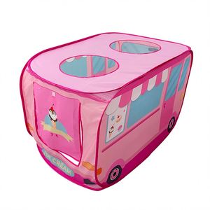 Most Popular Pop up Ventilated Mesh Pink Kids Indoor Baby Firefly <b>Ice</b> <b>Cream</b> Tent Set - Product Image 1