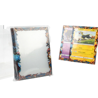 Protège-cartes personnalisés avec bords colorés, impression personnalisée, matériau durable