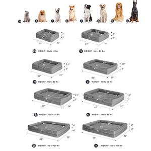 Hochwertiges Orthopädisches Wasserdichtes Hundesofa Plüsch Stützendes Schaumstoff Haustier-Couchbett Haustiermatratze Haustierbetten - Product Image 5