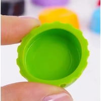 Ensemble de 16 bouchons de bière en silicone colorés, design à visser, pour bouteilles et bocaux, marque SC ECOMMERCE, fabriqué en Italie