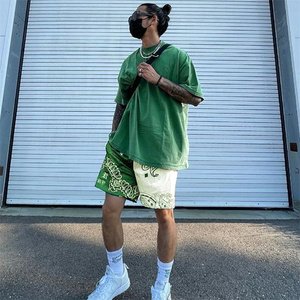 <span class=keywords><strong>Pantaloncini</strong></span> Sportivi Estivi ad Asciugatura Rapida, Alta Qualità, Logo Personalizzato, Rete Traspirante, Stampa <span class=keywords><strong>Bandana</strong></span> per Basket, Uomo - Product Image 6