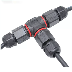Conector de cable en forma de T, IP68 IP 67, <span class=keywords><strong>2</strong></span> pines, <span class=keywords><strong>3</strong></span> pines, 4 pines, 5 pines, 250V, 24V, bloques de terminales de conexión de iluminación - Product Image 3
