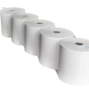 Unifon 57mm Single Layer Thermal <b>Paper</b> <b>Roll</b> for Cash Register POS Printing Machine BPA Free 100% Wood Pulp - Product Image 2