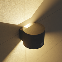 Lampe solaire LED pour paysage haut et bas Appliques murales solaires étanches pour l'extérieur