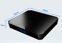 Passez à la Smart TV : ZC-401P-B : Boîtier Android 4K 2 Go + 16 Go avec WiFi5 et Bluetooth – Affichage numérique + AV pour les anciennes téléviseurs