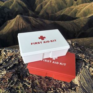 Botiquín de Primeros Auxilios Portátil, Caja de Suministros Médicos de Emergencia de ABS para Uso en el Hogar y al Aire Libre, Modelo SK05, Capacidad para 12 Artículos - Product Image 3