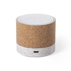 Altavoz Bluetooth de Corcho y Trigo, Dispositivos Sostenibles - Product Image 1