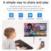 Último diseño pantalla Lcd 21,5/24/27/32 pulgadas Fhd Smart Tv pantalla táctil inteligente Android 12 Sistema de televisión con Wifi Rj45 Usb