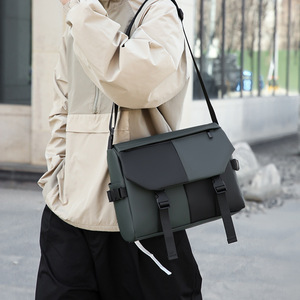 Sac bandoulière messager en nylon pour homme, grande capacité, décontracté, sportif, imperméable, nouvelle collection, vente en gros - Product Image 6
