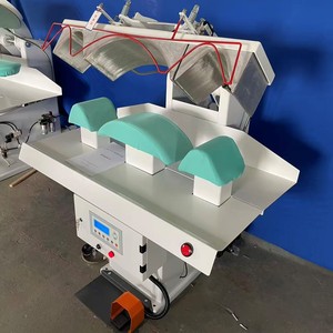 Machine de nettoyage et de pressage automatique pour cols et poignets de vêtements, avec contrôle intelligent par PLC, pour la finition des chemises - Product Image 3