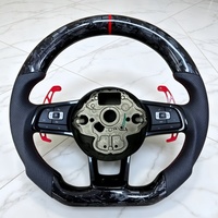 Expédition directe d'usine Volant en fibre de carbone forgé personnalisé pour Volkswagen Golf 6 MK6 GTD GTI R Scirocco Polo Series