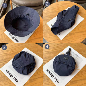Cappello da pesca pieghevole impermeabile ad asciugatura rapida leggero e traspirante cappello a secchiello da pescatore per la pesca in montagna - Product Image 2