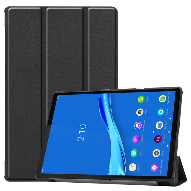 Leather Flip Case for Lenovo Tab M10 FHD Plus 10.3 Inch TB-X606F TB-X606X Hard Shell Magnetic Sleep/Wake Smart Cover
