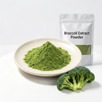 Bubuk Jus Hijau Superfood Label Pribadi OEM, Bubuk Brokoli Beku Kering