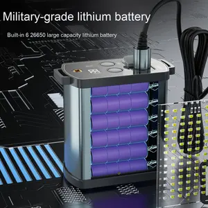 בהירות גבוהה נטענת headlamp סוללה נטענת כותרת צולבת גבול לילה חיצונית דיג עמיד למים עיצוב סוללה ארוכה - Product Image 6