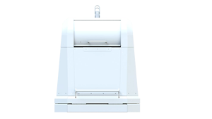 Contenedor de Basura BDB con Tapa Abierta, Tipo Prensado para Reciclaje, 3000 LT, Contenedor de Residuos Metálico Galvanizado para Exteriores, Modelo BDB.13000-A - Product Image 3