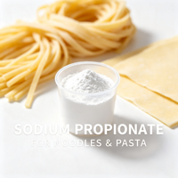 Poudre de propionate de sodium en vrac de l'usine chinoise, pureté 99%, E281, conservateur antifongique, sac de 25 kg, certifié casher et halal, pour l'alimentation humaine et animale