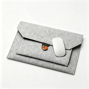Housse pour ordinateur portable en feutre écologique, sacoche fine 11,6-15,4 pouces, sac messager, étui pour ordinateur portable MacBook - Product Image 3