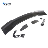 Nouveau Spoiler Arrière en Fibre de Carbone Style P KSUI TTS TTRS MK3 pour Audi TT TTS Ailerons Coffre Becquet