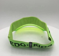 Casquette de soleil pour enfants en plastique transparent avec visière, bande élastique, protection UV, respirante, décontractée, pour sports de plein air, été, plage