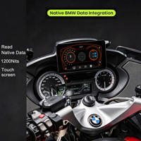 Bestsonic Pantalla de Motocicleta de 7 Pulgadas con CarPlay para BMW, con Grabación de Doble Cámara, Wonder Wheel Diseñada para Motociclistas