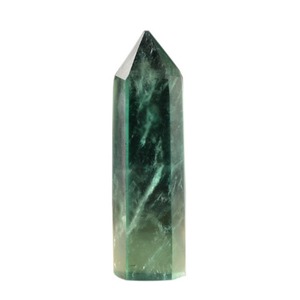 <span class=keywords><strong>Fluorite</strong></span> vert naturel de <span class=keywords><strong>cristal</strong></span> de quartz brut point baguette mode - Product Image 1