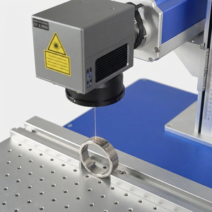 Hot Sale Fiber Laser Marking Machine with Air Cooling 20w 30w Stainless Steel Plate Color Engraving Machine - Product Image 4