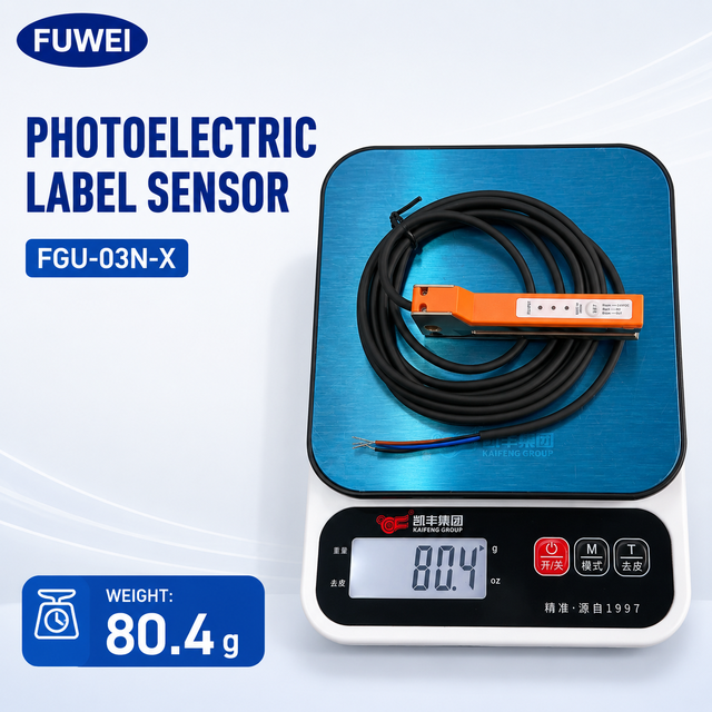 FGU-03N-X Optical Sensor for Labeling Machine Non-Transparent Paper Labels 3mm Detection Photoelectric Sensor