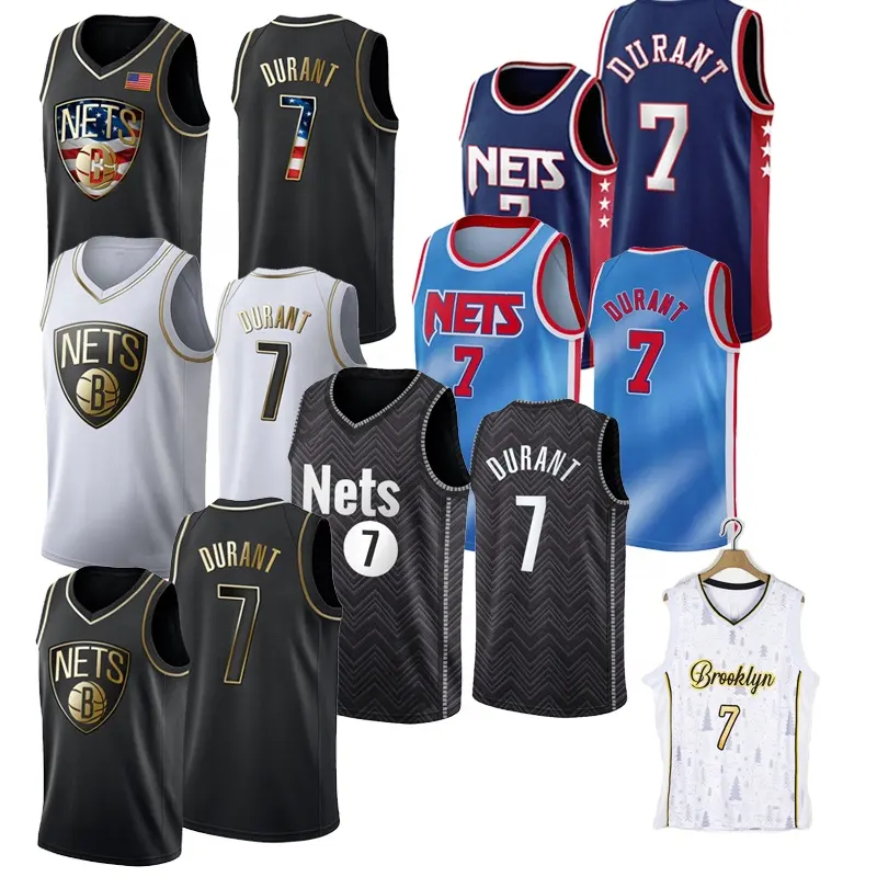 Adult Basketball Tops,Brooklyn 11 Embroidery Basketball Jerseys Shirt 
