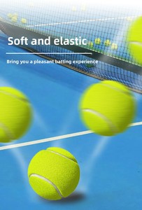 Pelota <span class=keywords><strong>de</strong></span> <span class=keywords><strong>Tenis</strong></span> <span class=keywords><strong>de</strong></span> Fibra Sintética Resistente, Pelota <span class=keywords><strong>de</strong></span> Entrenamiento <span class=keywords><strong>de</strong></span> Alto Rebote, Ecológica, para Práctica <span class=keywords><strong>de</strong></span> Adultos - Product Image 5