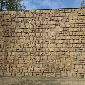 Design moderno pietra naturale rivestimento della parete esterna di quarzo artificiale muro di contenimento pannelli in pietra per decorazione esterna vendita - Product Image 1