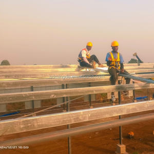 Estructura de Acero Prefabricada, Estructura Metálica, Edificio de Almacén Industrial para Uso en Fábricas de Manufactura - Product Image 4