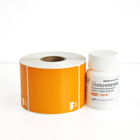 Etiquetas de Laboratorio Resistentes a Químicos, Impermeables, con Fuerte Adhesión, Etiquetas de Vinilo Impresas Personalizadas en Rollos, Impresión por Transferencia Térmica