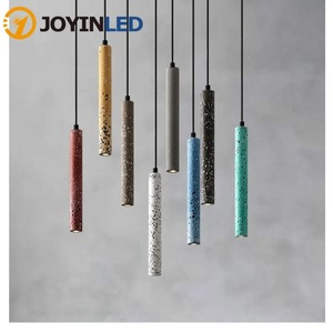Rétro Led Pendentif Lumière Décoration de La Maison Tube <span class=keywords><strong>Béton</strong></span> Lampe Restaurant Bars Ciment Lustre Unique Cuisine Suspendue - Product Image 2