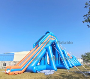 Parc de trampoline haut-parleur fou grande <span class=keywords><strong>piscine</strong></span> flottante gonflable eau rotation <span class=keywords><strong>toboggan</strong></span> - Product Image 3