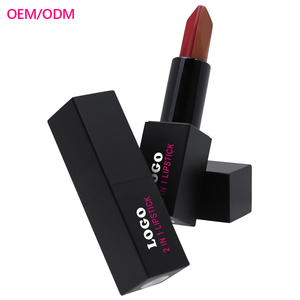 OCHAIN Personnalisé Votre Logo Maquillage Éclaircissant Vegan Vente en Gros <span class=keywords><strong>Rouge</strong></span> à Lèvres Longue Durée 2 en 1 Marque Privée - Product Image 1