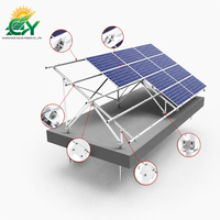 Système de montage au sol solaire, installation rapide, structure en aluminium pour applications solaires montées au sol