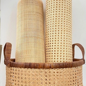 Prix d'usine Matière première naturelle Tissu en rotin synthétique en feuille et en rouleau pour meubles - Product Image 2