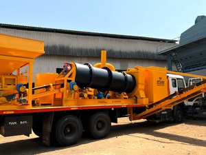 Usine de mélange d'asphalte mobile Usine de mélange à chaud portable pour la construction de routes flexibles - Product Image 2