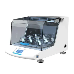 Inkubator pengocok termostatik Horizontal laboratorium, inkubator pengocok