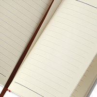 Carnet en cuir PU personnalisé par sublimation, A6, couverture blanche vierge, pages lignées, journal d'affaires, agenda promotionnel