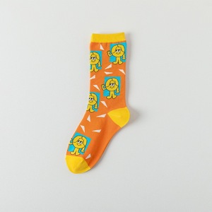 Calcetines creativos de estilo caricatura, transpirables y suaves, para mujeres y hombres, deportivos, de ocio, hasta la pantorrilla, de algodón, para primavera y otoño, al por mayor - Product Image 3