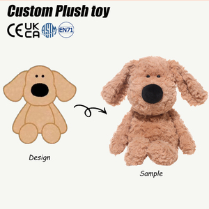 Peluche Dannie Dog en gros – Jouet en peluche doux avec rembourrage en coton PP, 30 cm de haut, anti-stress pour enfants - Product Image 3