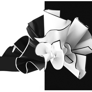 Phong cách cổ điển Hoa bó hoa vật liệu nhựa gói Hoa giấy không thấm nước - Product Image 2