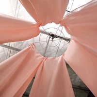 Rideaux de plafond en mousseline de soie pour mariage en gros, draperies en mousseline de soie pour événements