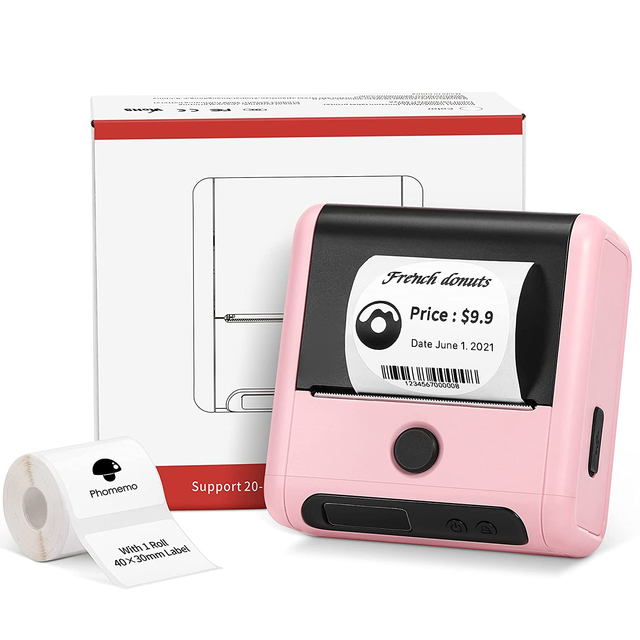 Phomemo M200 80mm Portable Blue Tooth Thermal Label Printer Small QR Code Barcode Label Sticker Android IOS Mobile Phones