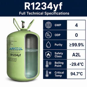 <span class=keywords><strong>Gaz</strong></span> réfrigérant automobile R134a <span class=keywords><strong>R1234yf</strong></span> pour climatisation de voiture électrique, cylindre jetable rechargeable 13,6 kg, certifié CE DOT, fourni par l'usine - Product Image 4