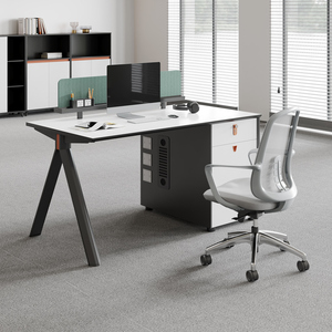 Escritorio de Oficina Moderno de Madera Premium con Soporte para Pantalla y Organizador, Diseño Modular - Product Image 6