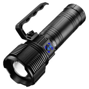 JH-G68 High Power Flashlight 50000mAh <b>Rechargeable</b> <b>LED</b> Outdoor Adventure <b>Light</b> Type-C Fast Charging - Product Image 5